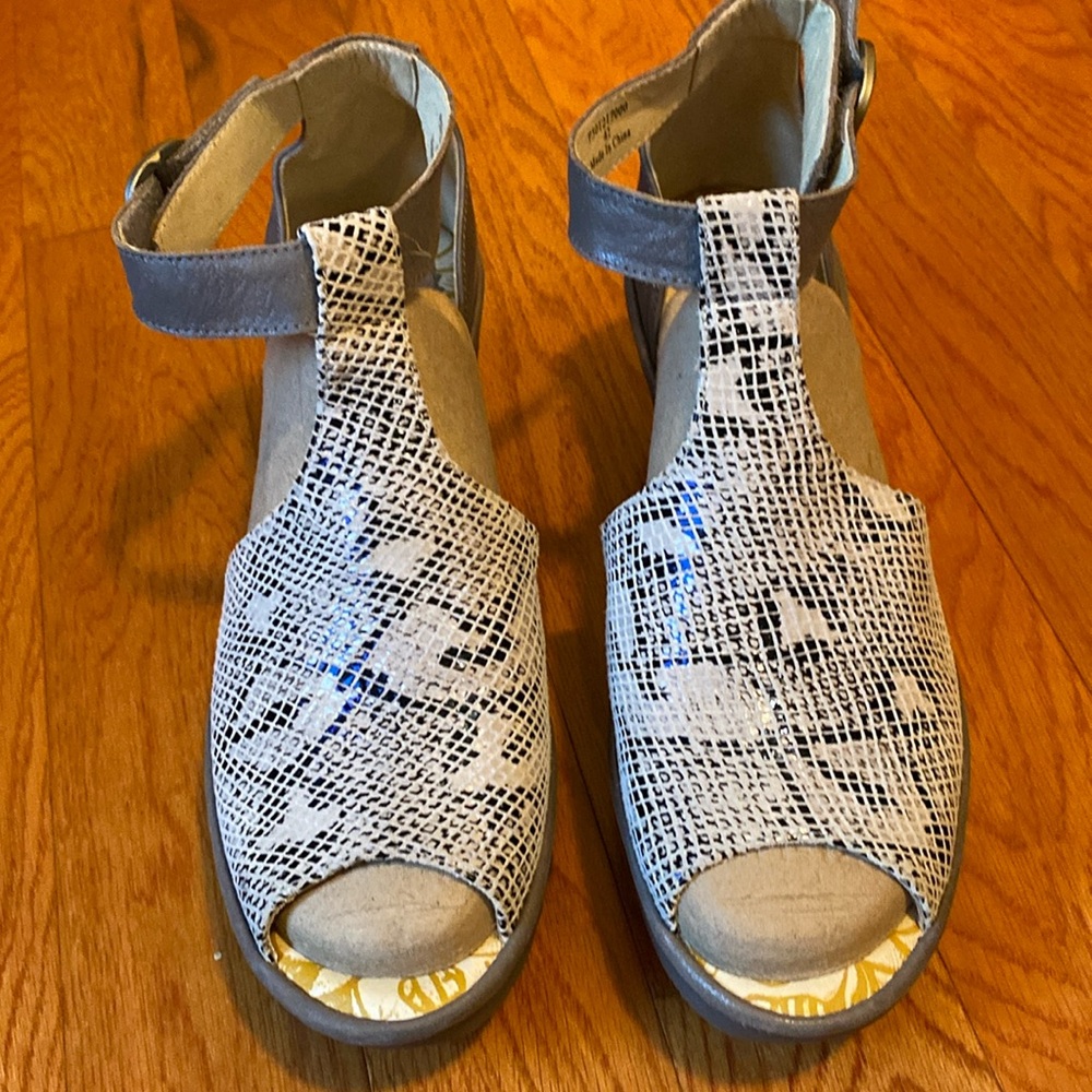 Fly London Wedge Strap Sandals